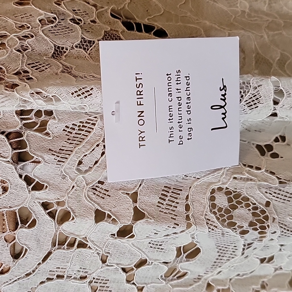 LULU'S White Lace Maxi - Picture 3 of 10